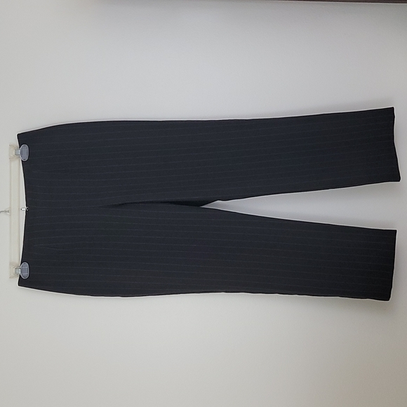 Suits Us Black W/ Purple Pinstripes Pantsuit 10 - Picture 5 of 10